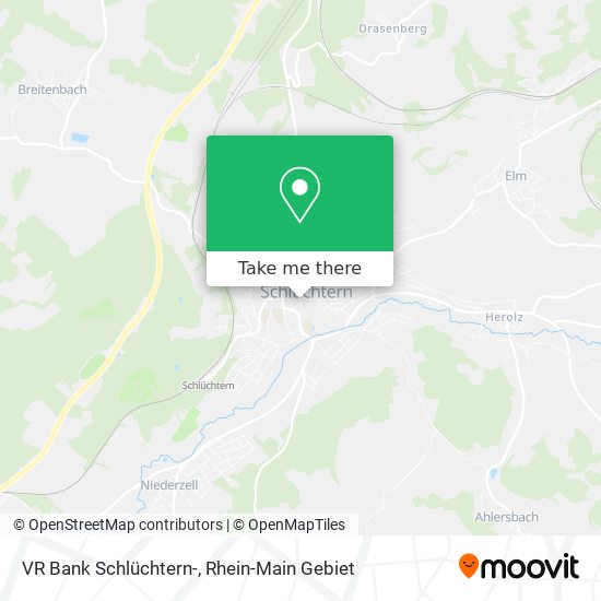 VR Bank Schlüchtern- map