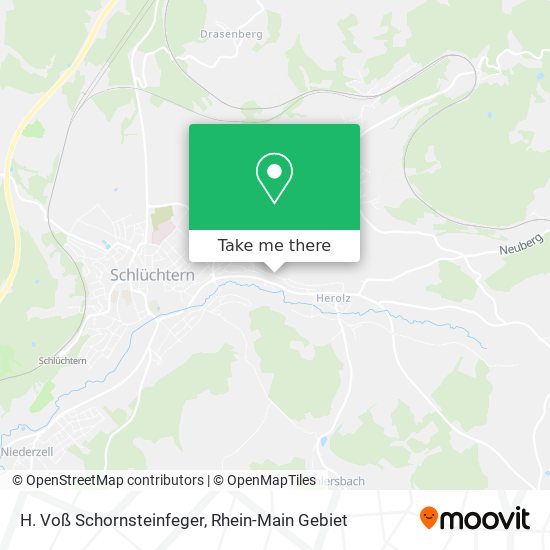 H. Voß Schornsteinfeger map