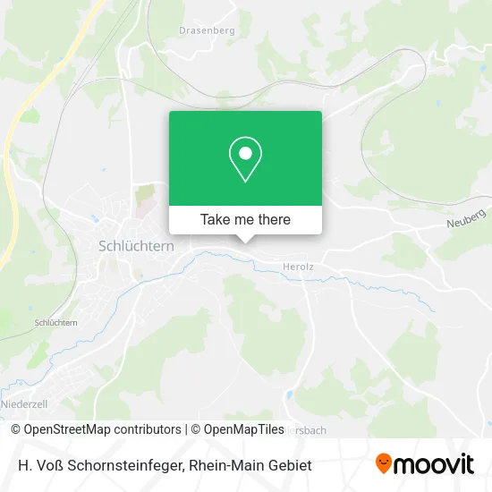 Карта H. Voß Schornsteinfeger