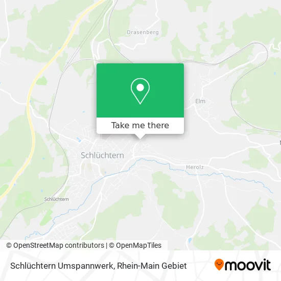 Карта Schlüchtern Umspannwerk