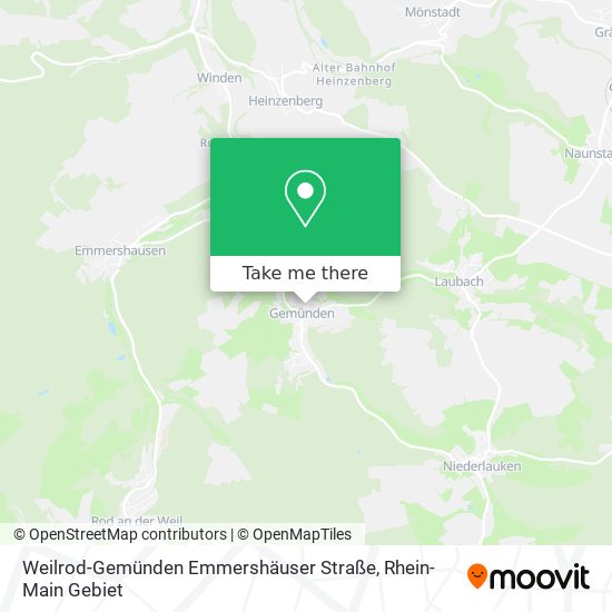 Weilrod-Gemünden Emmershäuser Straße map