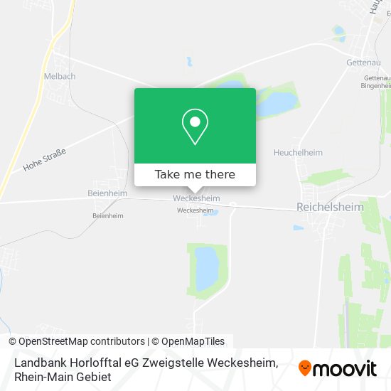 Landbank Horlofftal eG Zweigstelle Weckesheim map