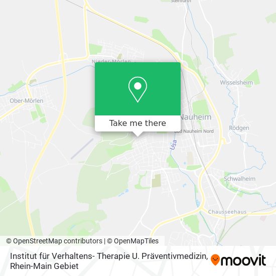 Institut für Verhaltens- Therapie U. Präventivmedizin map