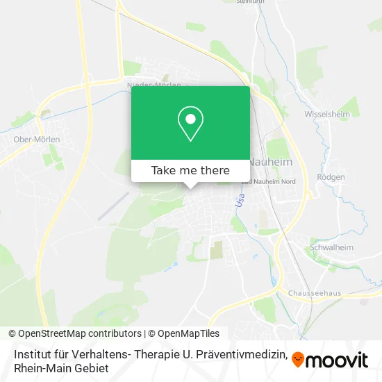 Карта Institut für Verhaltens- Therapie U. Präventivmedizin