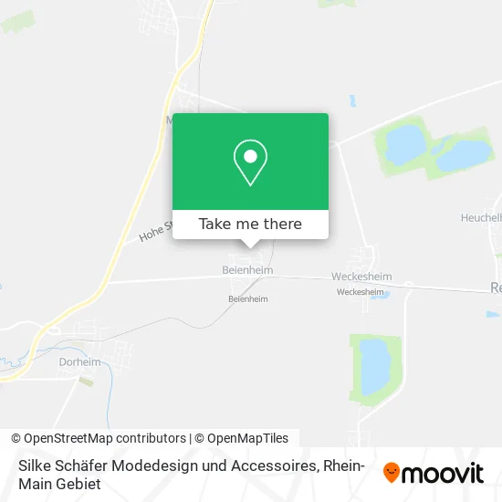 Карта Silke Schäfer Modedesign und Accessoires