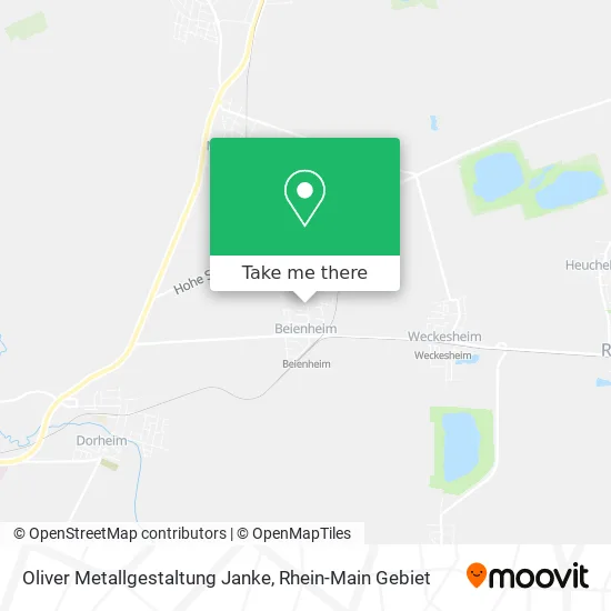 Карта Oliver Metallgestaltung Janke