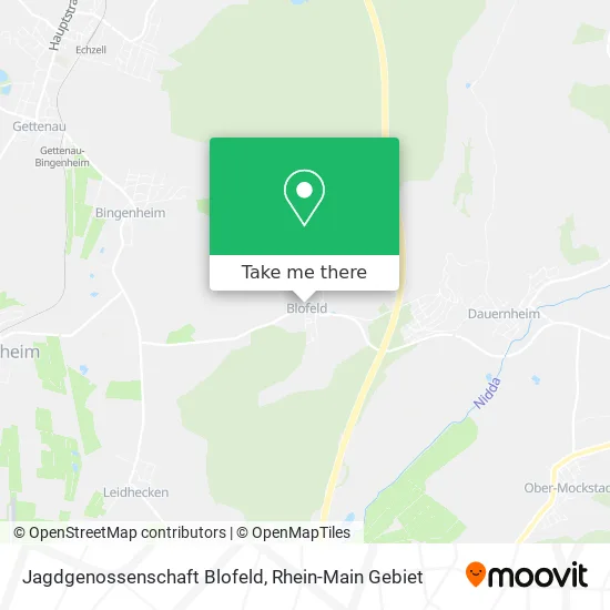 Карта Jagdgenossenschaft Blofeld