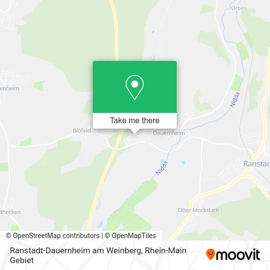 Карта Ranstadt-Dauernheim am Weinberg