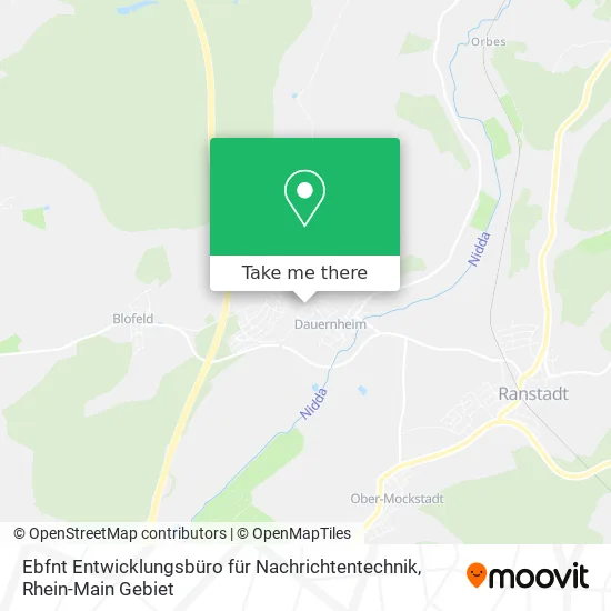 Карта Ebfnt Entwicklungsbüro für Nachrichtentechnik