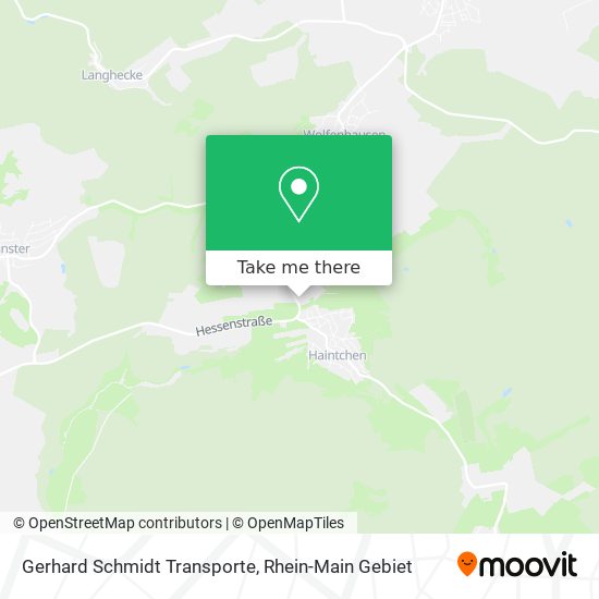 Gerhard Schmidt Transporte map