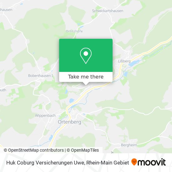 Huk Coburg Versicherungen Uwe map