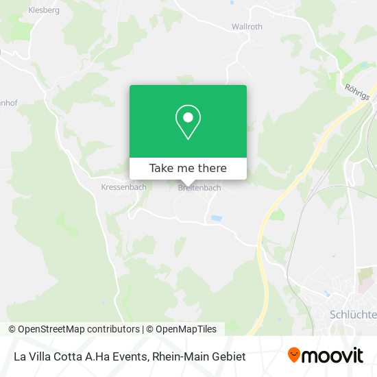 Карта La Villa Cotta A.Ha Events