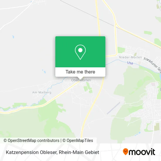 Карта Katzenpension Obleser
