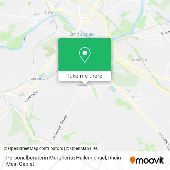 Карта Personalberaterin Margherita Hailemichael