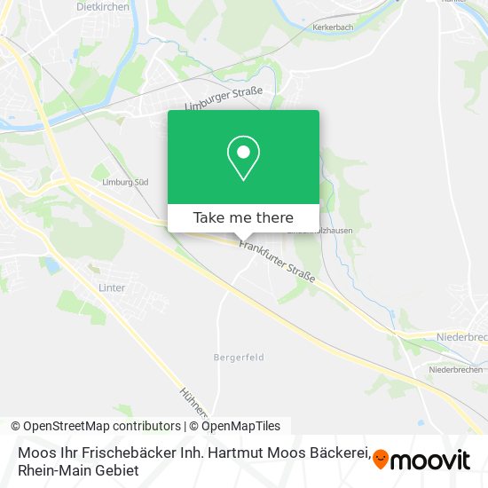 Moos Ihr Frischebäcker Inh. Hartmut Moos Bäckerei map