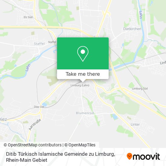 Ditib Türkisch Islamische Gemeinde zu Limburg map