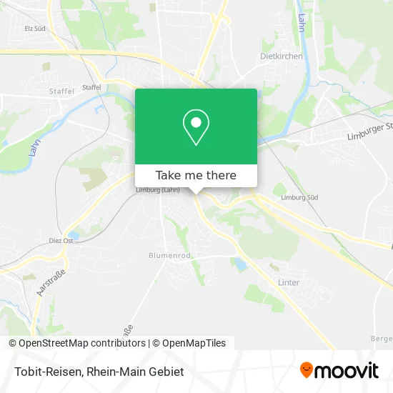 Карта Tobit-Reisen