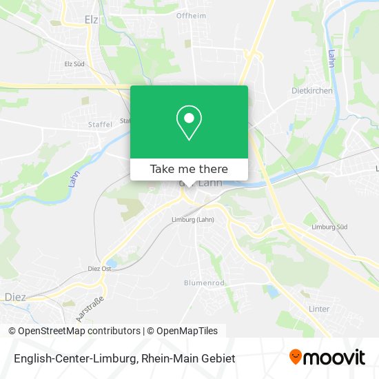 English-Center-Limburg map