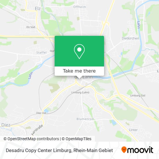 Desadru Copy Center Limburg map