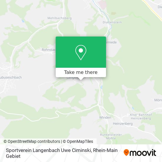 Sportverein Langenbach Uwe Ciminski map