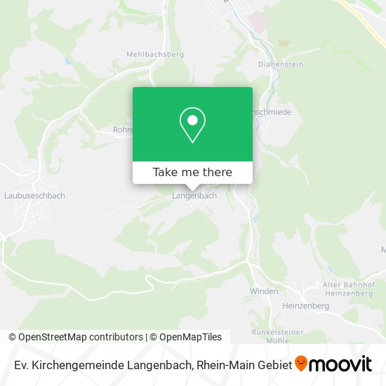 Карта Ev. Kirchengemeinde Langenbach