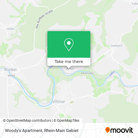 Woody's Apartment map