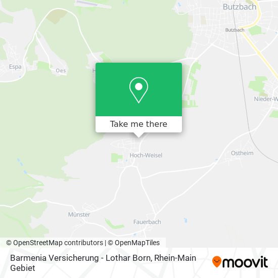 Barmenia Versicherung - Lothar Born map