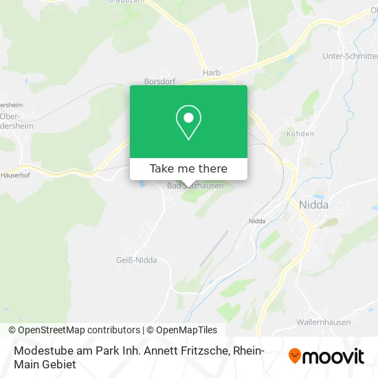 Карта Modestube am Park Inh. Annett Fritzsche