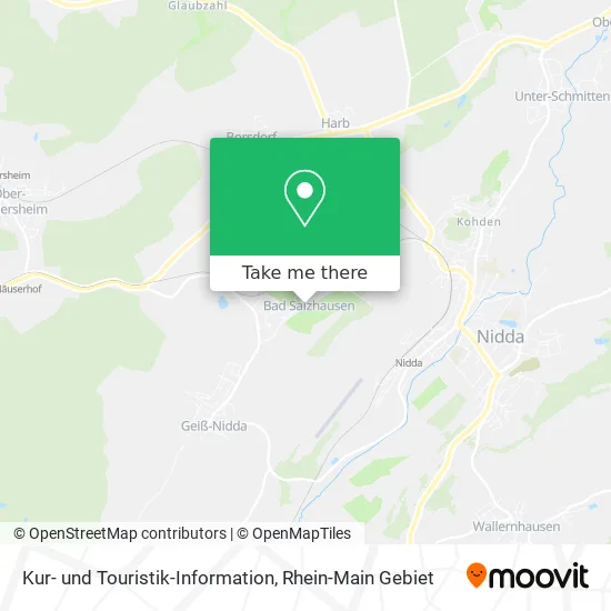 Kur- und Touristik-Information map