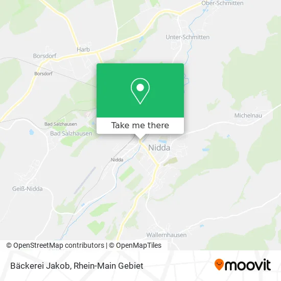 Карта Bäckerei Jakob
