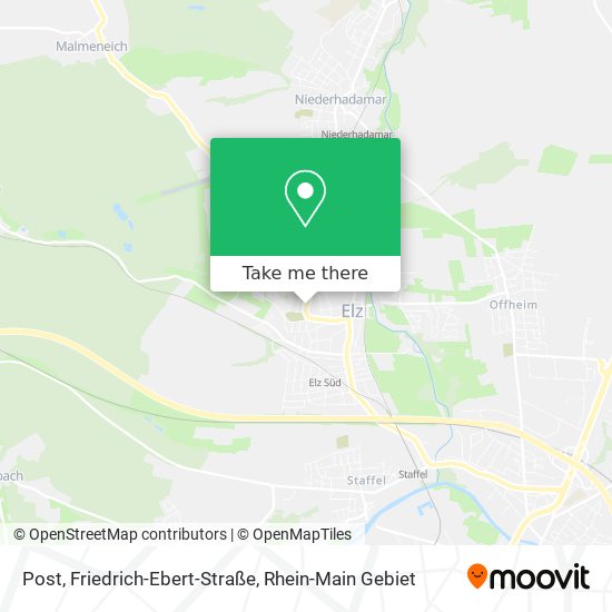Post, Friedrich-Ebert-Straße map