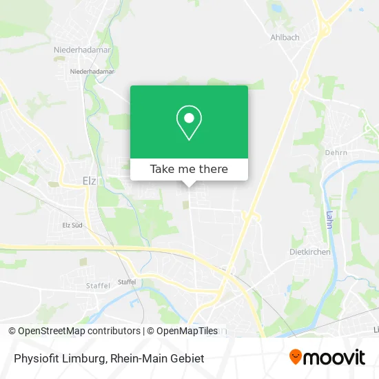 Карта Physiofit Limburg