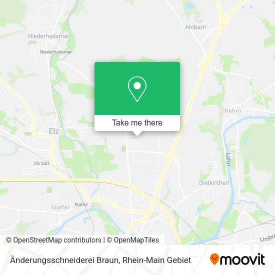 Карта Änderungsschneiderei Braun