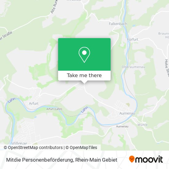 Mitdie Personenbeförderung map