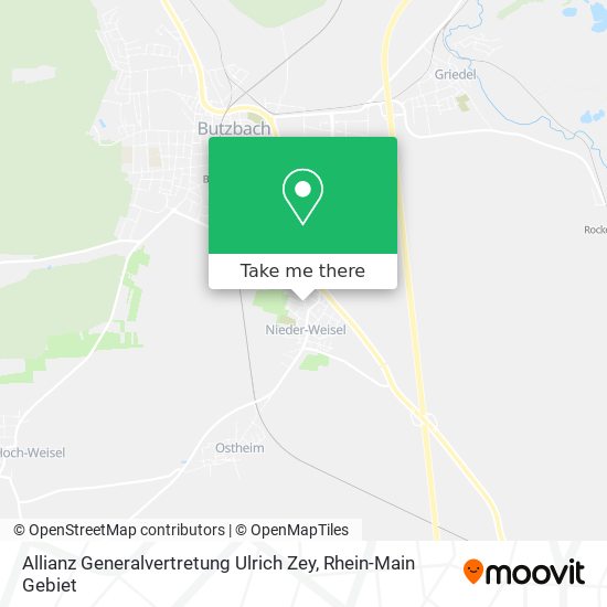 Карта Allianz Generalvertretung Ulrich Zey