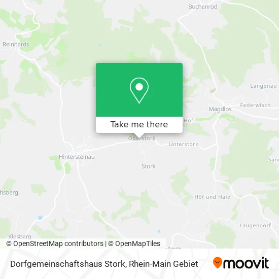 Dorfgemeinschaftshaus Stork map