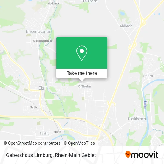 Карта Gebetshaus Limburg