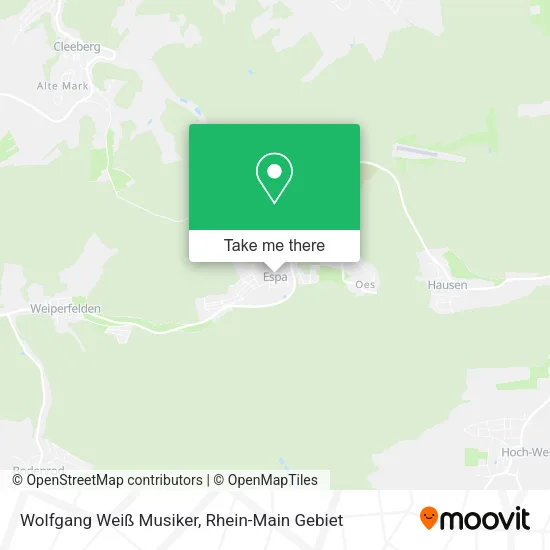 Карта Wolfgang Weiß Musiker