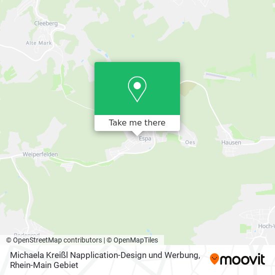 Michaela Kreißl Napplication-Design und Werbung map