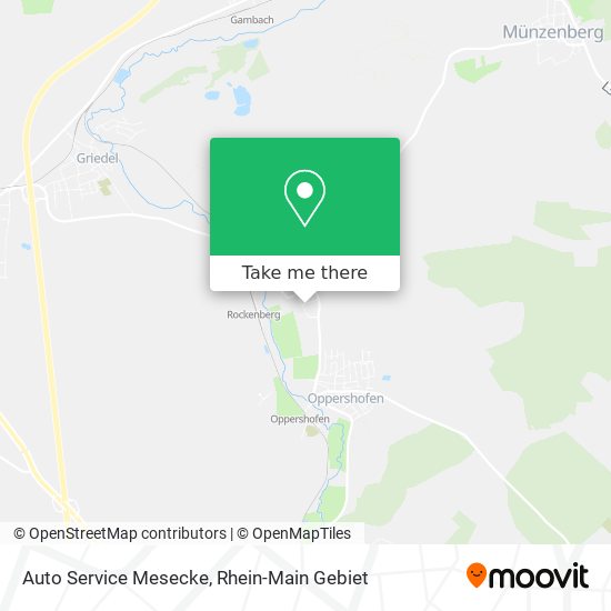 Auto Service Mesecke map