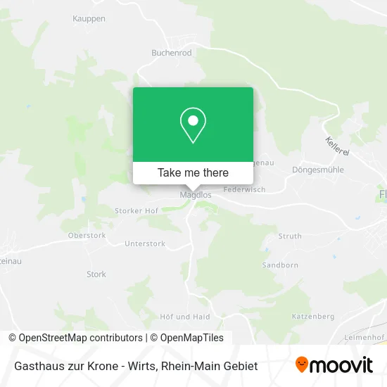 Карта Gasthaus zur Krone - Wirts