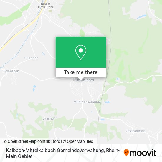 Kalbach-Mittelkalbach Gemeindeverwaltung map