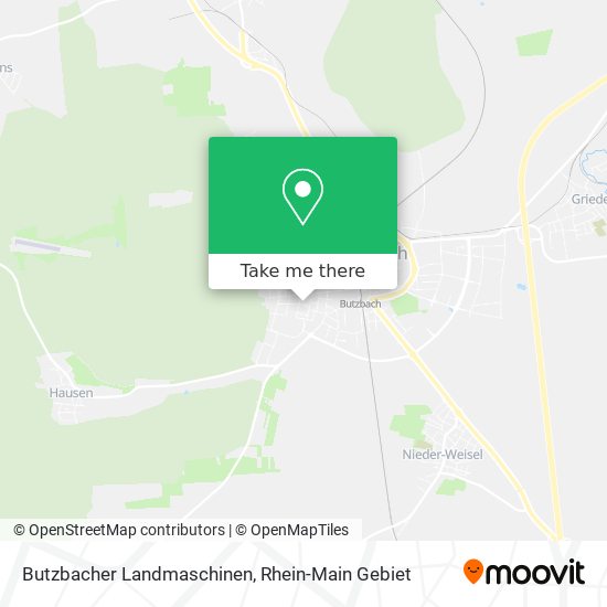 Карта Butzbacher Landmaschinen