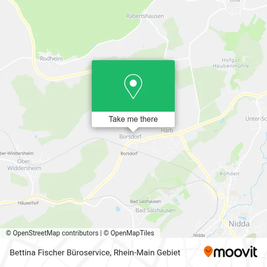 Bettina Fischer Büroservice map