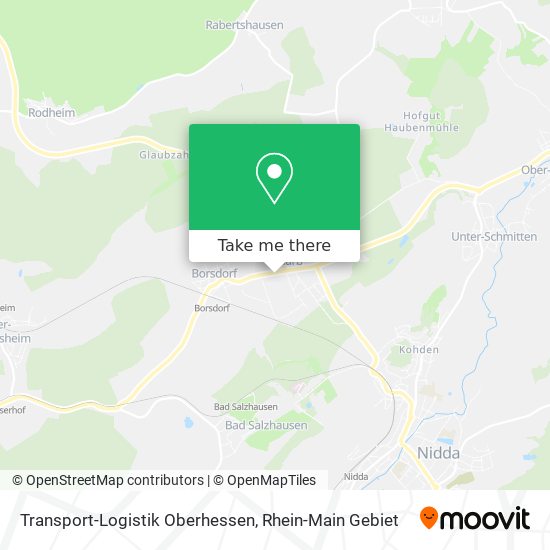 Transport-Logistik Oberhessen map