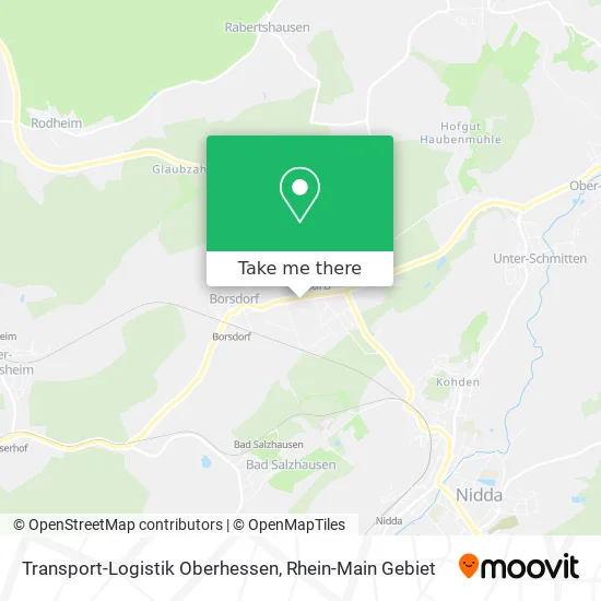 Карта Transport-Logistik Oberhessen