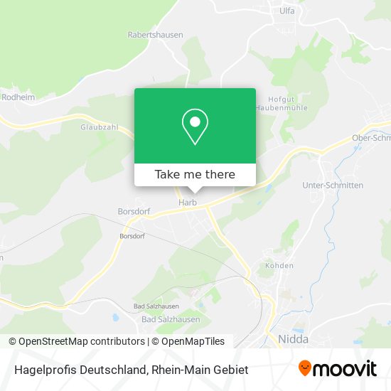 Hagelprofis Deutschland map