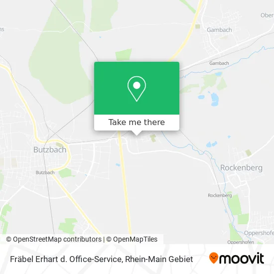 Карта Fräbel Erhart d. Office-Service