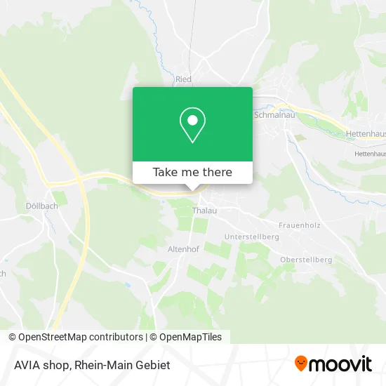 Карта AVIA shop