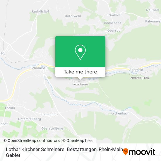 Карта Lothar Kirchner Schreinerei Bestattungen